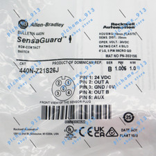 New Allen-Bradley 440N-Z21S26J Non Contact Switch,SensaGuard,2 N.C. Safety