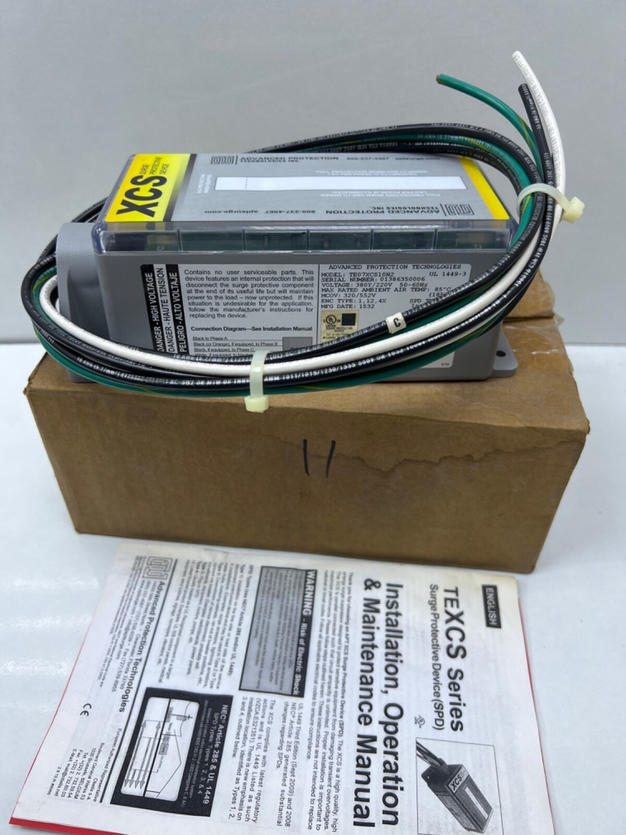 APT XCS Sure Protective Device( SPD) , TE07XCS10N2 | eBay