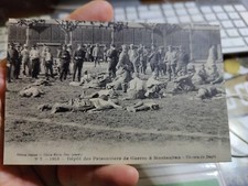 Carte postale de prisonniers de guerre 1914 a Montauban,un coin du dépot.