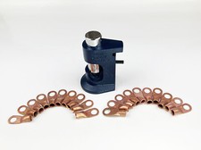 FREE 20) Copper Ring Terminals + Large Gauge Hammer Crimper 1/0 to 8 AWG 