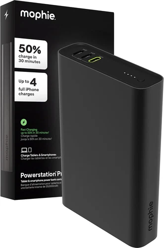 Mophie Powerstation Pro 20,000Mah Power Bank (Gen 3) – Ultra-Fast USB-C PD, 30W 