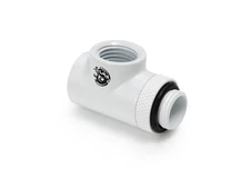 Bitspower T-Block Rotary Fitting, Deluxe White