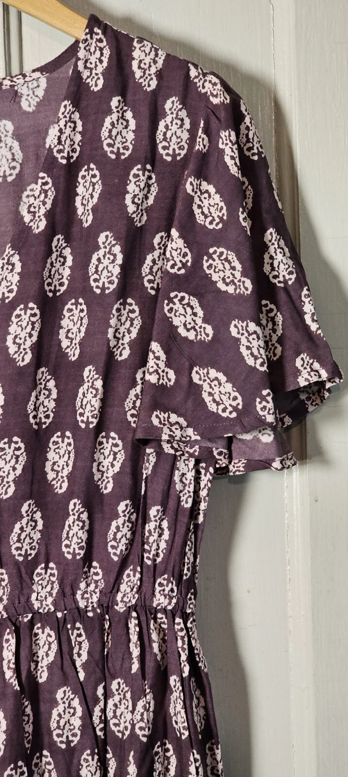 VETEMENTS Abito Marianne donna taglia M marrone marrone bohemien shift cottagecore bohochic