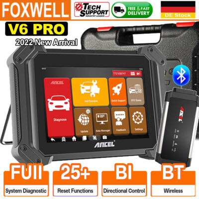 Ancel Profi OBD2 Diagnosegerät Automotive Scanner All System Bidirectional IMMO 