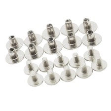 Metal Button Studs Rivets Screwback Screw Back Spots for DIY Leather Craft Belt