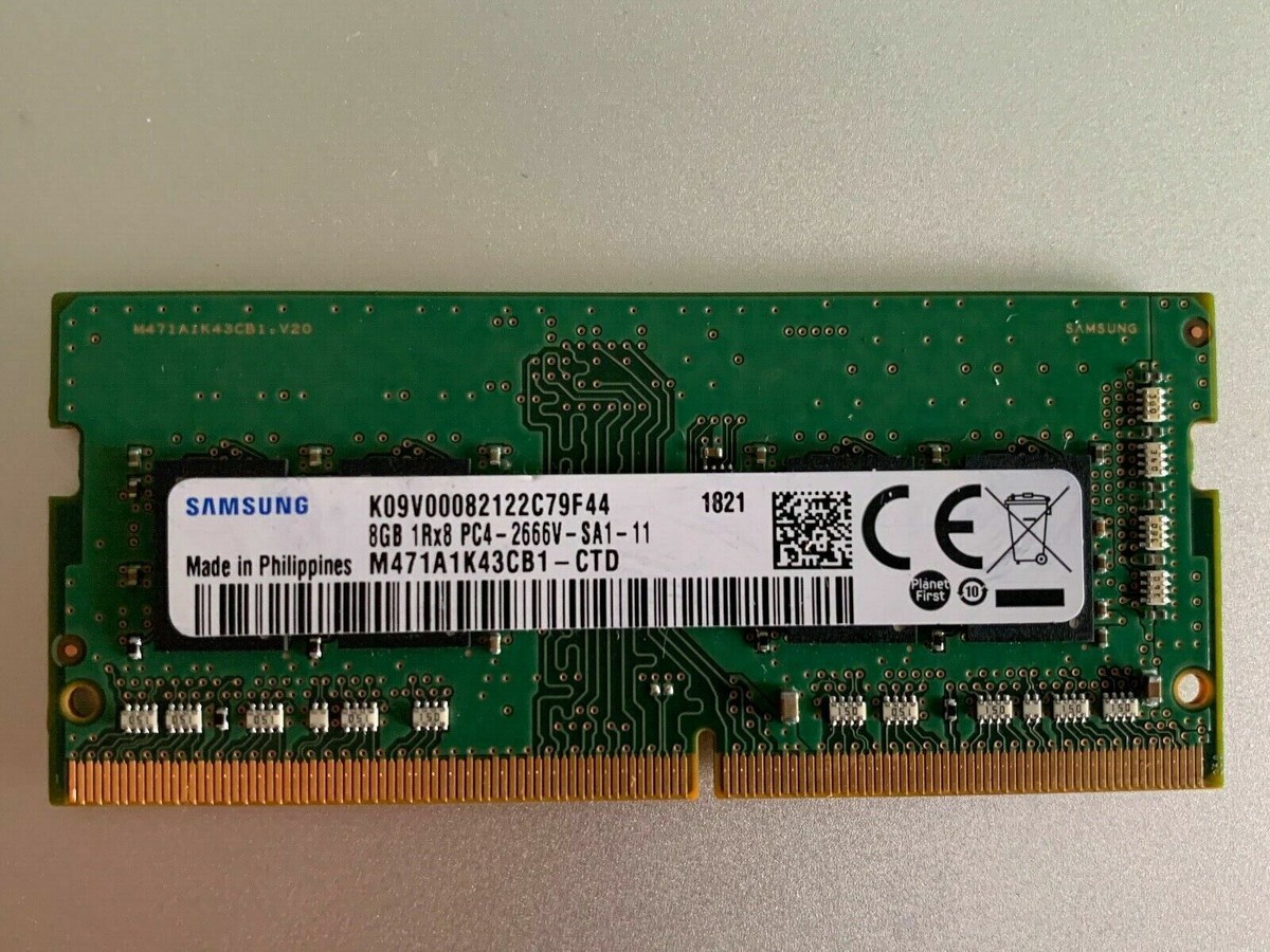 メモリー M471A1K43CB1-CTD PC4-21300 2666 A-Tech 8GB RAM Replacement for Samsung M471A1K43CB1-CTD | DDR4
