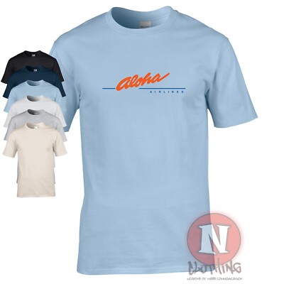 Aloha Airlines T-Shirt Klassisch Hawaii Flugzeug Spotter Crew Flughäfen