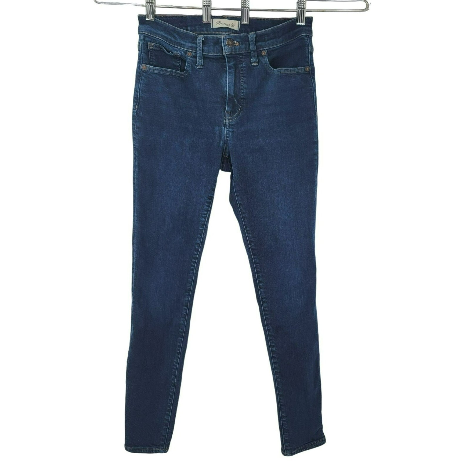 Madewell Skinny Jeans Womens Size 28 Blue Stretch Capsule Minimalist Timeless-image