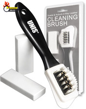 Suede  Nubuck Leather 4 Way Cleaning Caring Brush Shoe  Boots Cleaner Essentia