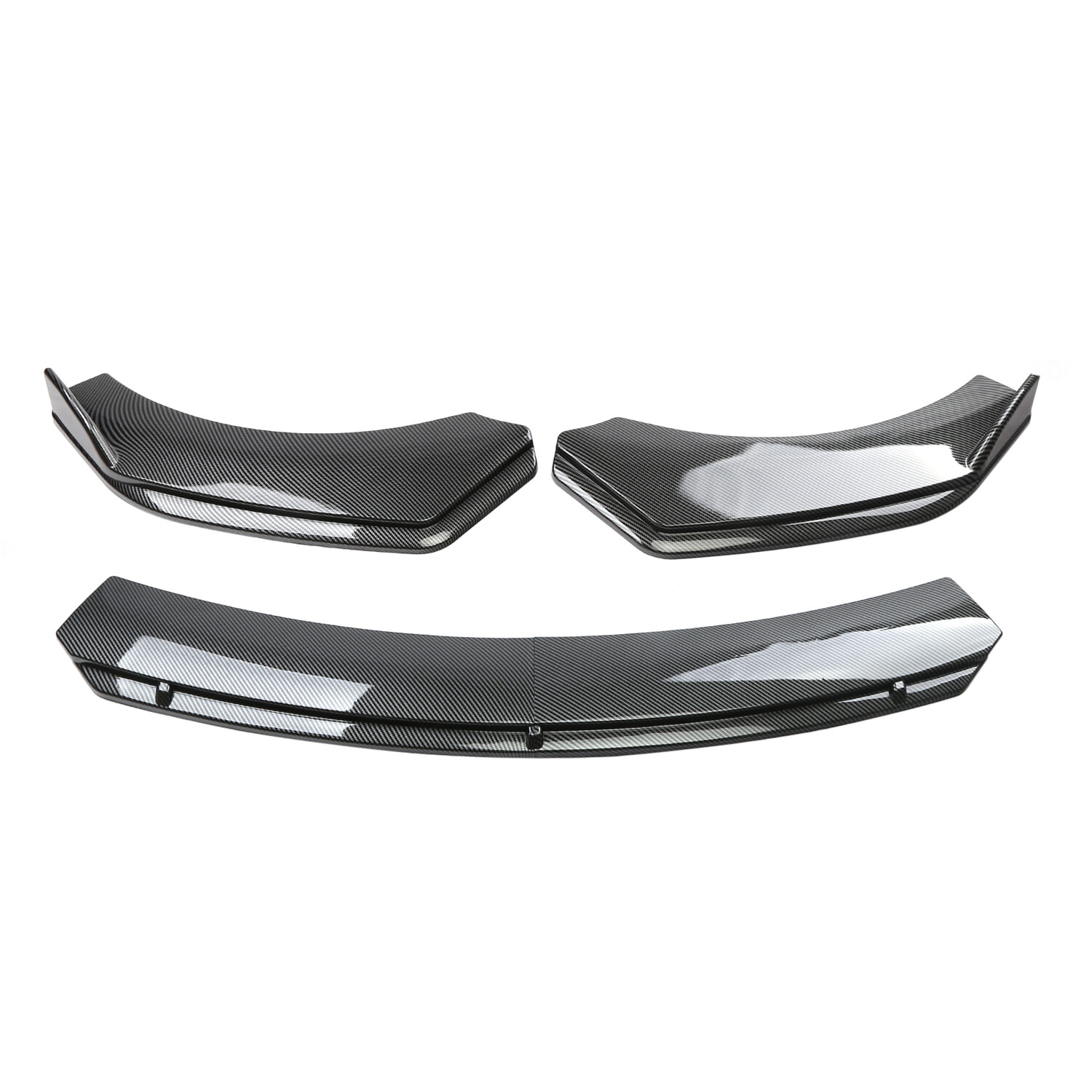 Front Bumper Lip Spoiler Splitter Kit For Maserati Quattroporte Carbon Styl