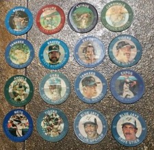 1985 7-11 Super Star Coins Complete 16 Player Set (Blue)