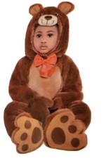 Teddy Brown Bear Halloween Costume Infant/Baby Size 0- 6 Month 4 Piece Set NEW