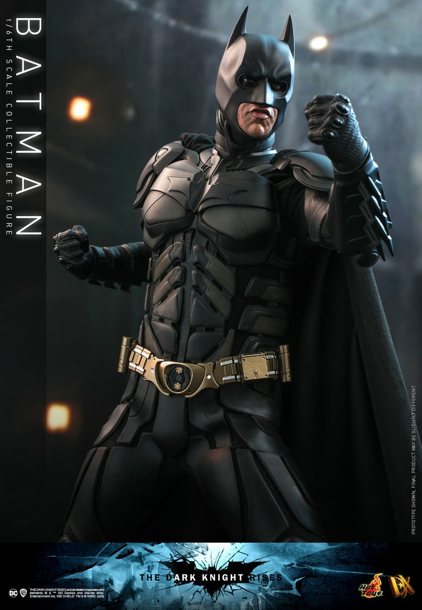 New Hot Toys DX19 The Dark Knight Rises 1/6 Scale Batman Figure