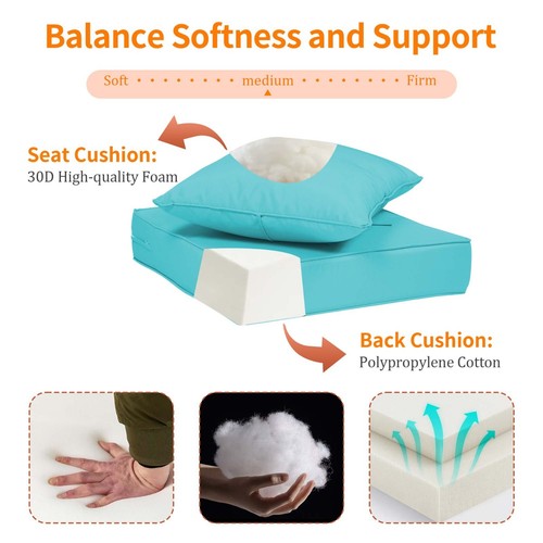 Outdoor Deep Seat Cushion Set Waterproof&Fade Resistant Patio Furniture Cushions - Picture 82 of 113