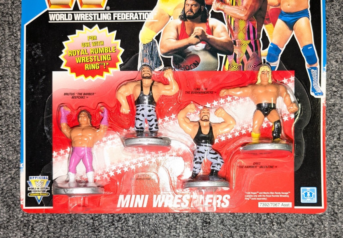 ザ・ブッシュワッカーズ　ハズブロ フィギュア WWF WWE WWF WWE Hasbro Mini Action Figures Factory Brand New Beefcake