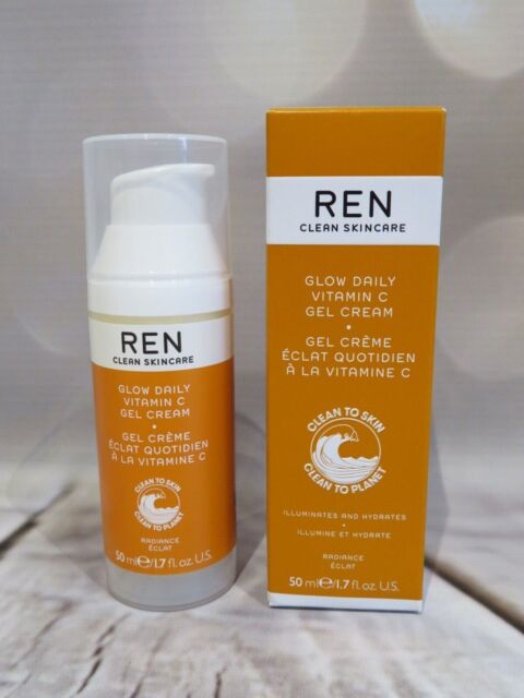 REN Clean Skincare Glow Daily Vitamin C Gel Cream 50ml Brand New in Box