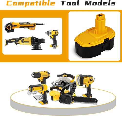 (1-6PACK) 18V For Dewalt 18 VOLT XRP DC9096 DC9098 NiMH Battery NEW DW9096 - Picture 12 of 16
