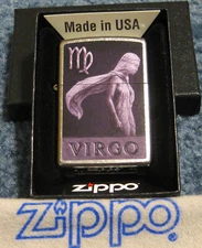 ZIPPO  VIRGO  Lighter  ZODIAC  Z4035 Earth Sign THE VIRGIN Sealed  MINT IN BOX