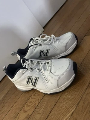 Size 8 - New Balance 608v5 White Navy - Image 1 of 4