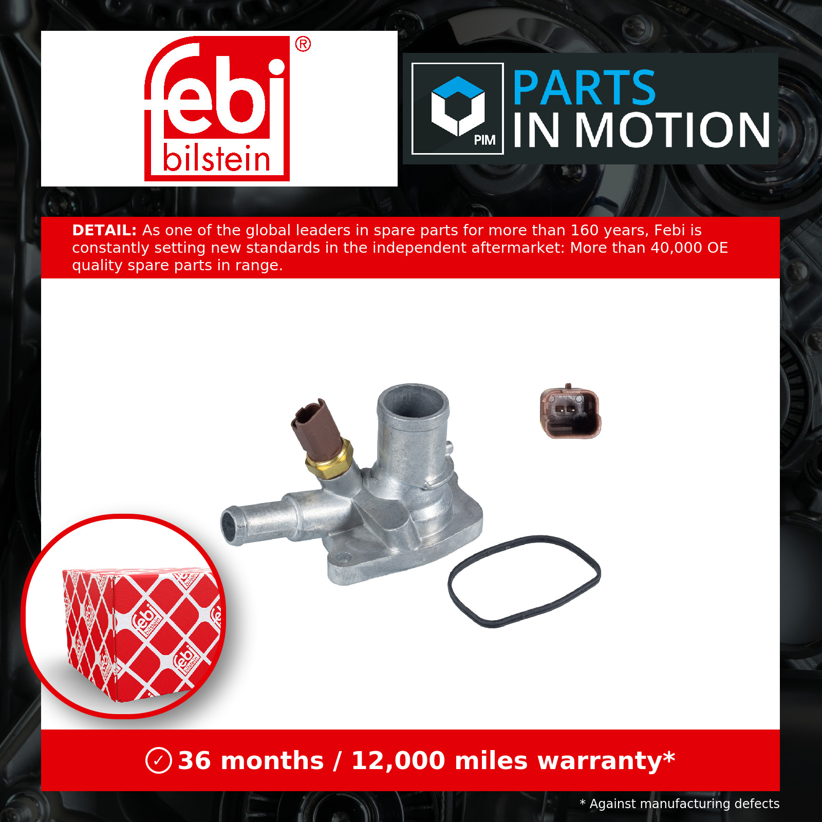 FEBI BILSTEIN 34957 Thermostat Housing for FIAT,FORD,LANCIA - Image 5