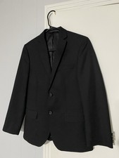 Lauren Ralph Lauren Black 2 Button Sport Coat Jacket Blazer Youth Size 14 R