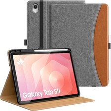 Case for Samsung Galaxy Tab S11 2025 11-Inch with S Pen Holder, Multi-Angle Stan
