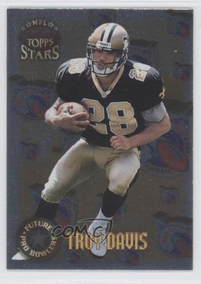 1997 Topps Stars Future Pro Bowlers Troy Davis #FPB12 Rookie RC 0b5