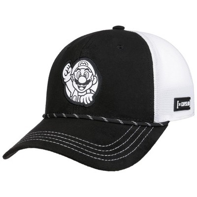 CAPSLAB Semi Curved Super Mario Cap Basecap Baseballcap Truckercap