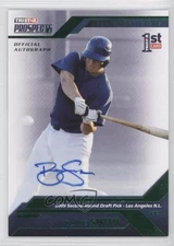 2009 TRISTAR Prospects Plus Green Auto 6/25 Blake Smith #45 Auto 0j6