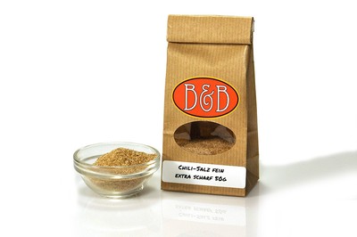 Chili Salz Fein extra scharf 50g B&B