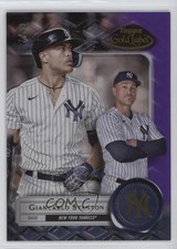 2022 Topps Gold Label Class 1 Purple 67/99 Giancarlo Stanton #39 04br