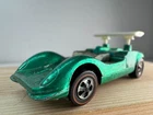 Vintage 1968 Hot Wheels Redline Chapparal 2G Green Color Nice Condition Diecast