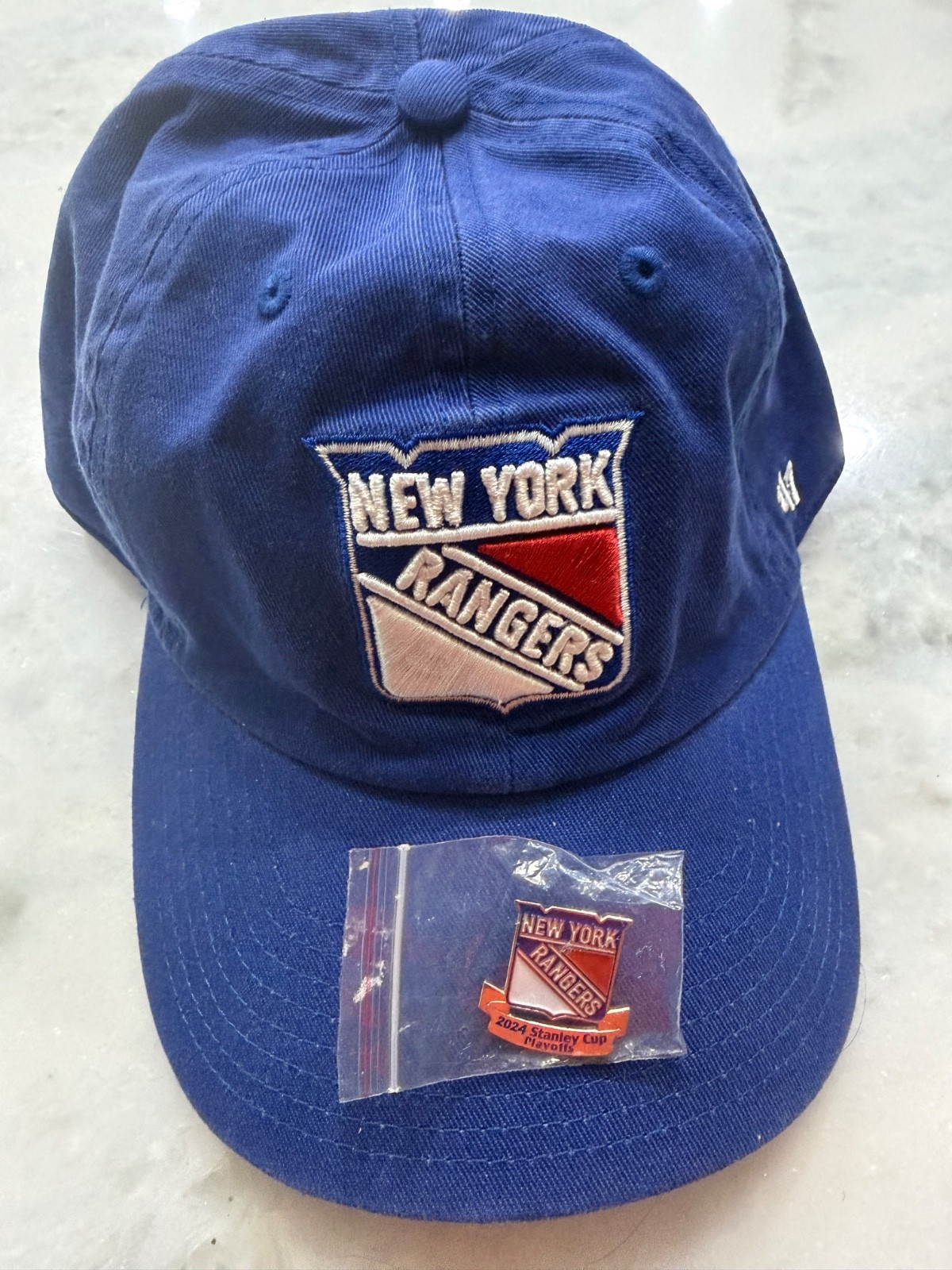 New York Rangers Hat/Pin combo