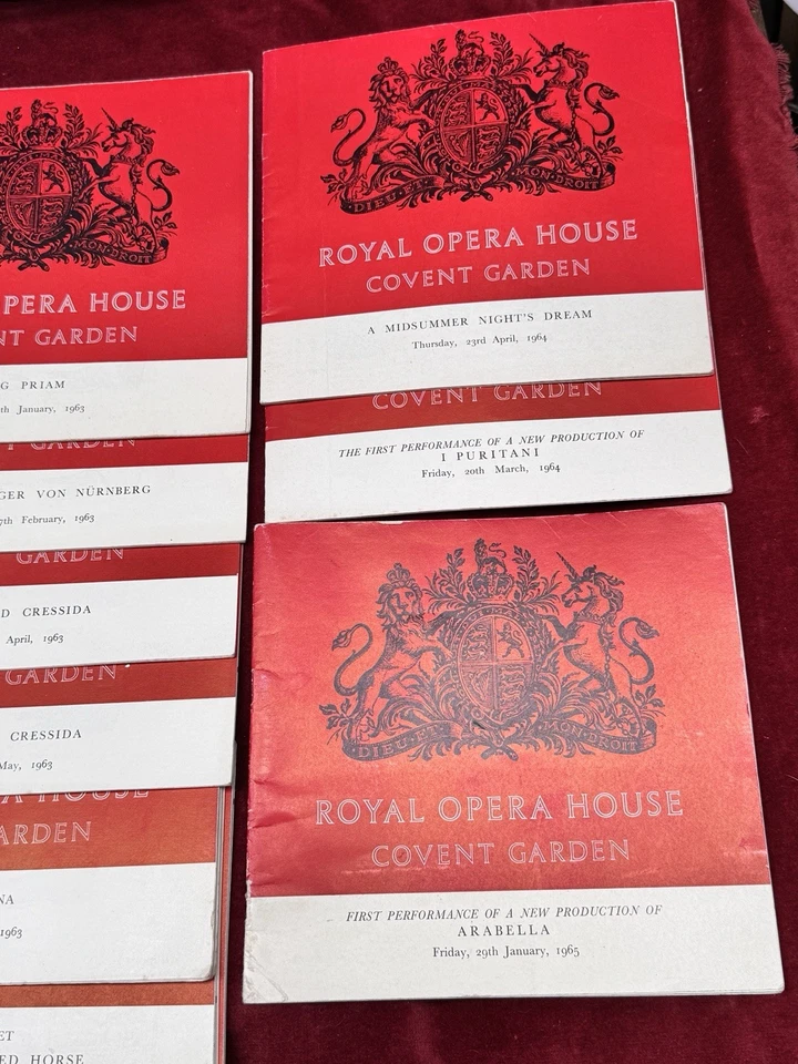 1961-1965  Royal Opera House Covent Garden performance brochures  x22  - Image 4 of 4
