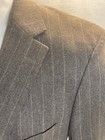 Hugo Boss Wool Blend Sport Coat Size 42R STRETCH Tan Striped Mens Blazer Jacket — photo 7
