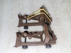 Lot of 2 Vintage Marx Fighting Knights Catapults 1/32