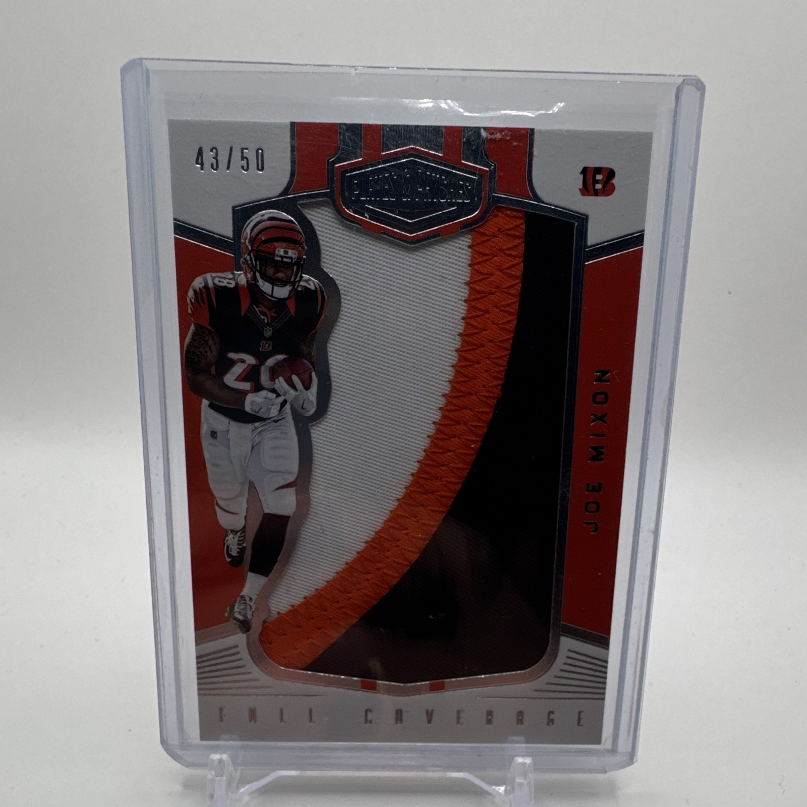 Joe Mixon Panini Plates & Patches Full Coverage #FC21 Memorabilia