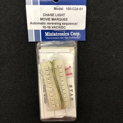 Miniatronics HO Scale Model #100-C24-01 Chase Lite Movie Marquee New