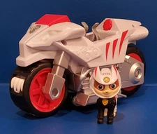 Paw Patrol Moto Pups Wildcat Deluxe Pull Back Motorcycle Vehicle And Figure