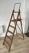 Vintage Wooden Folding Painter’s Stepladder | Decor | Studio | Display