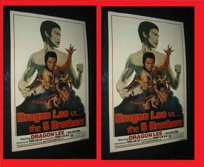 2-Original DRAGON LEE VS THE 5 BROTHERS O/S Chi-Chu Chin CHENG CHIANG Eagle Han