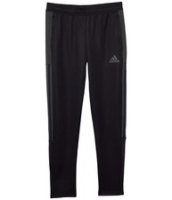 Adidas Kids Tiro Track Pants Size Large Black Zip Ankle Soccer Joggers NWT