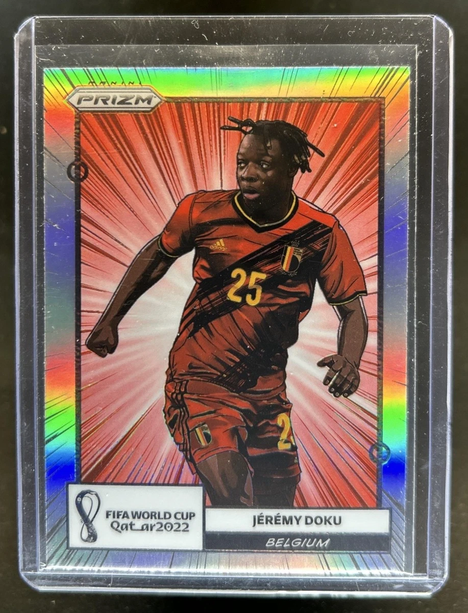 その他 ziyeck panini prizm Qatar signatur psa8 2022 Panini Prizm World Cup Qatar - Jeremy Doku #2 for sale | eBay