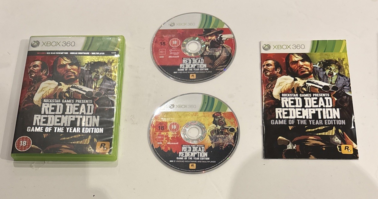 Red Dead Redemption Microsoft Xbox 360 GOTY edition Game of the Year