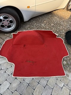 Porsche 944 Rear Boot Carpet Red