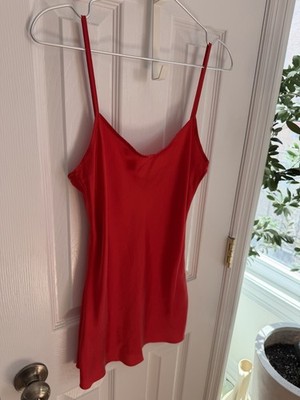 Jucca Red Silk Tank Tank Size Small 