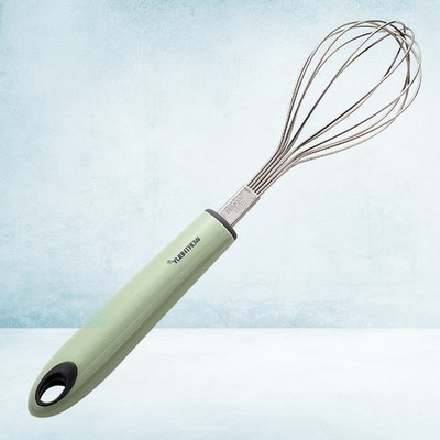  1pc Edelstahl Rotary Egg Beater Handbuch Eggbeater Cream Schneebesen Butter