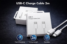 USB-C to USB-C Fast Charging Cable 60W PD 5A Data Sync for iPhone Samsung Xiaomi