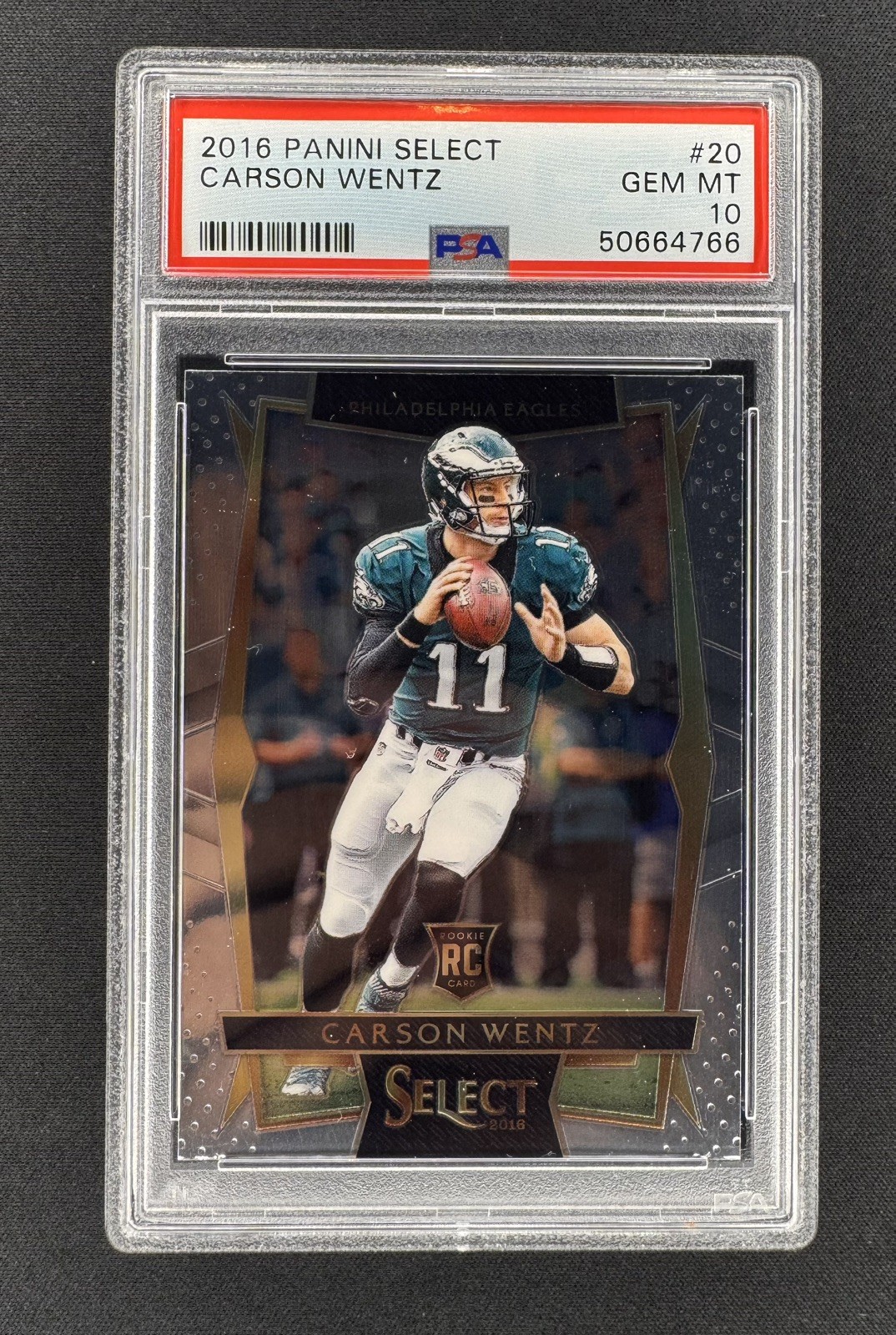 Carson Wentz Panini Select #20 Base