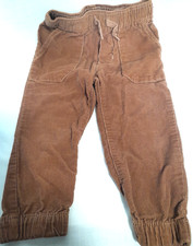 OshKosh B'Gosh Corduroy Pants 2T Elastic Waist Pockets Brown